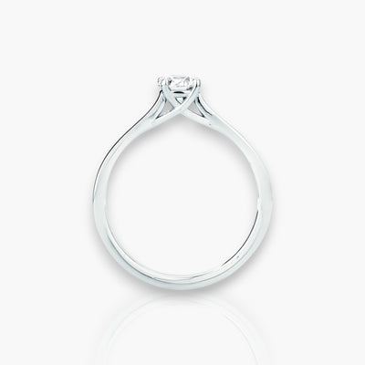18kt Weißgold Verlobungsring
