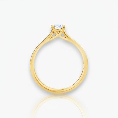 18kt Gelbgold Verlobungsring