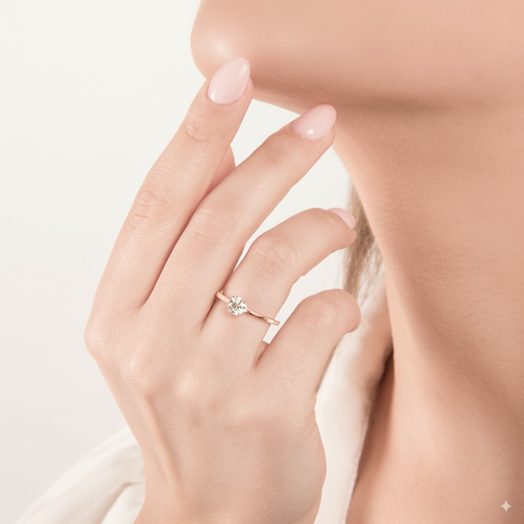 18kt Rosegold Verlobungsring