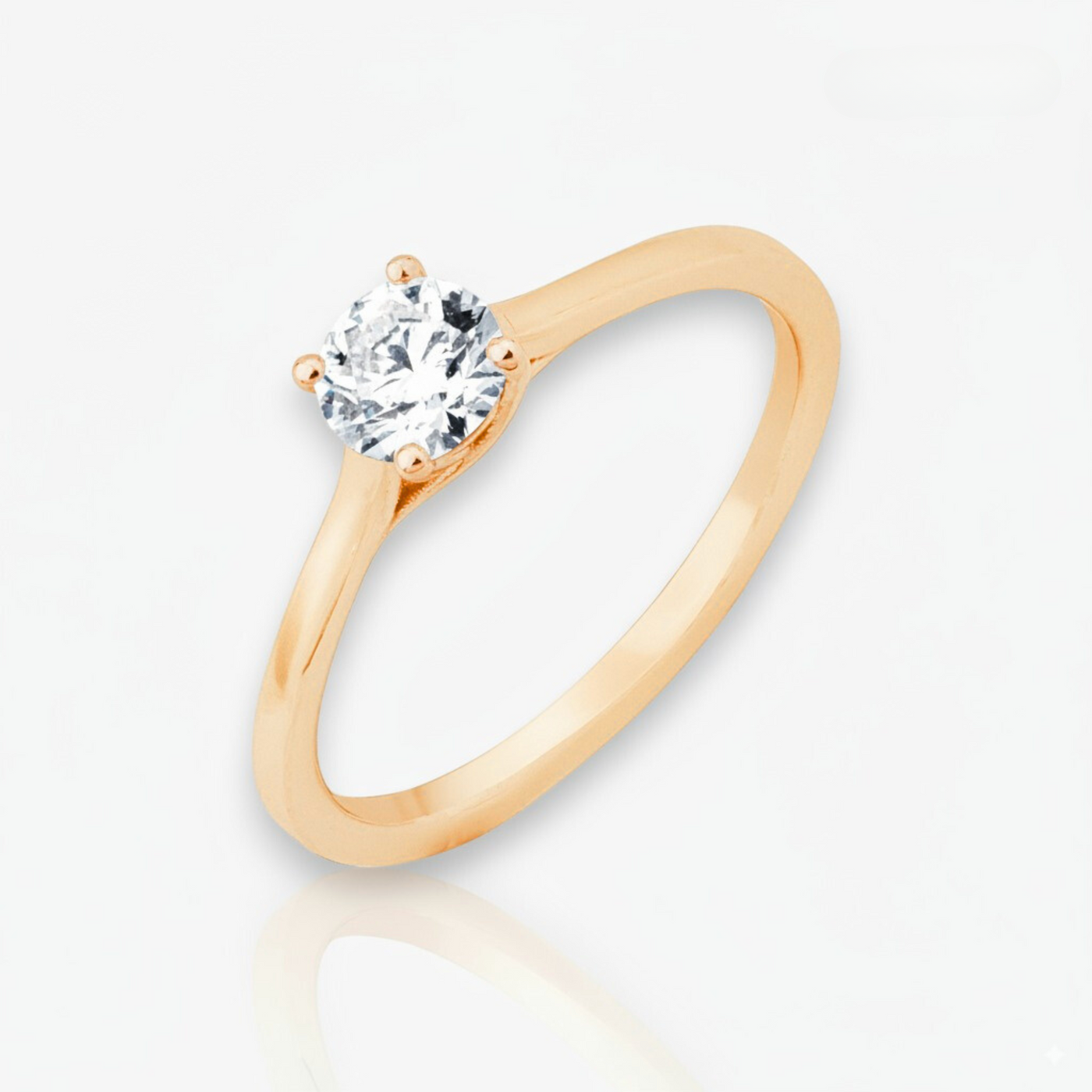 18kt Rosegold Verlobungsring