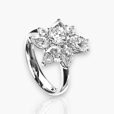 AURORA Diamond Ring - Moregola Fine Jewelry