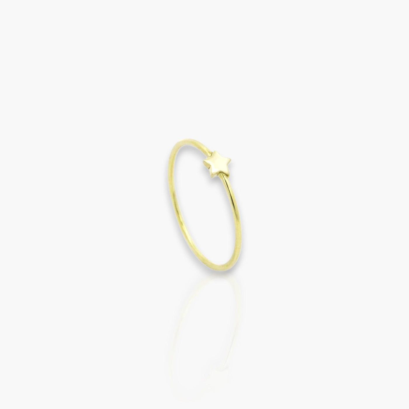 18kt Gold Star Ring - Moregola Fine Jewelry