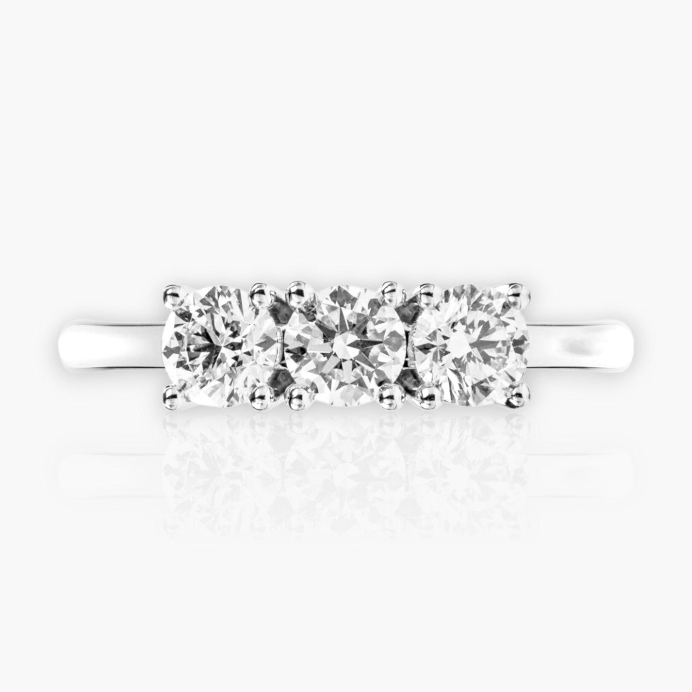 TRILOGY 10 - Riviera Engagement Ring - Moregola Fine Jewelry