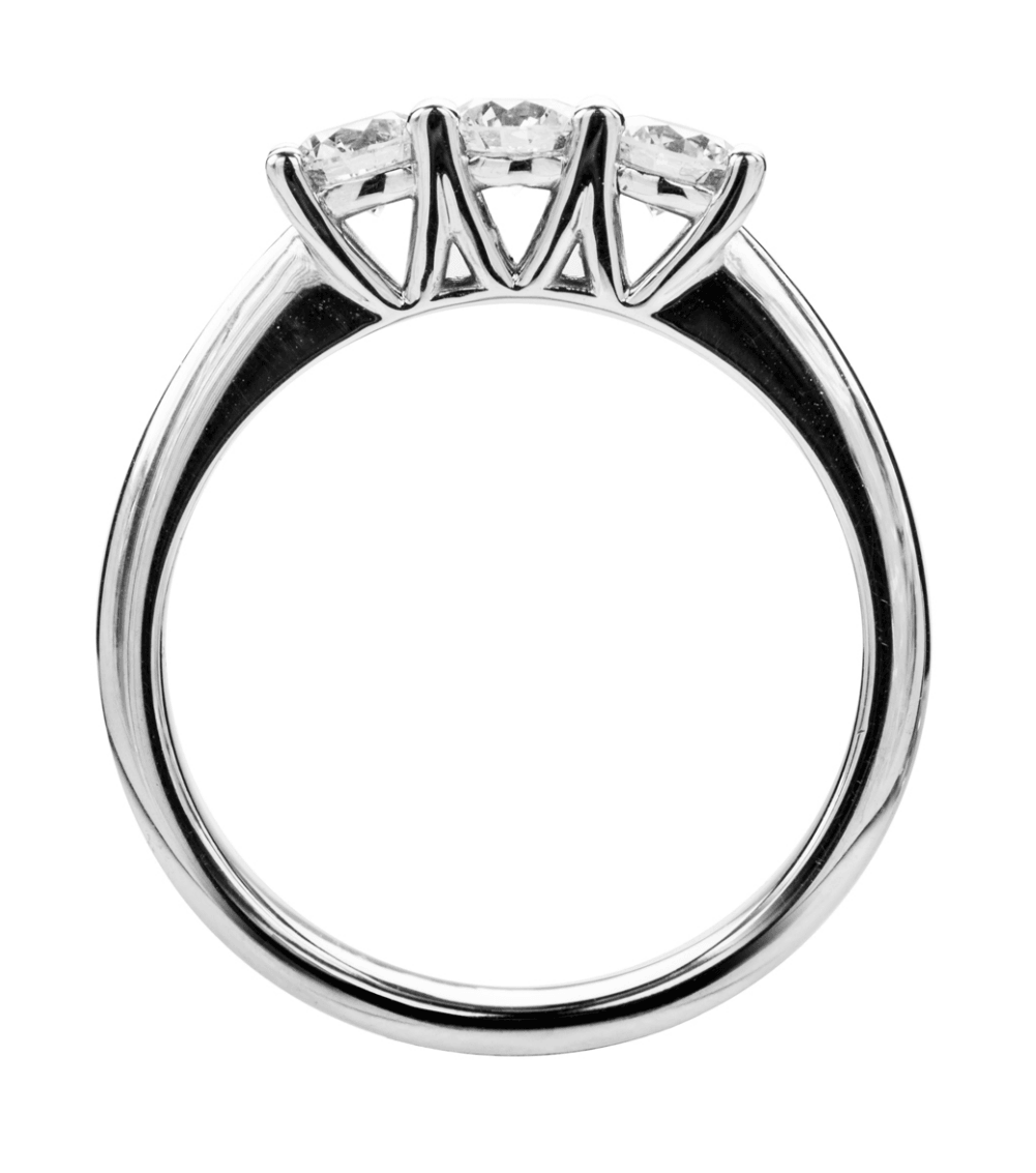 TRILOGY 8 - Riviera Engagement Ring - Moregola Fine Jewelry