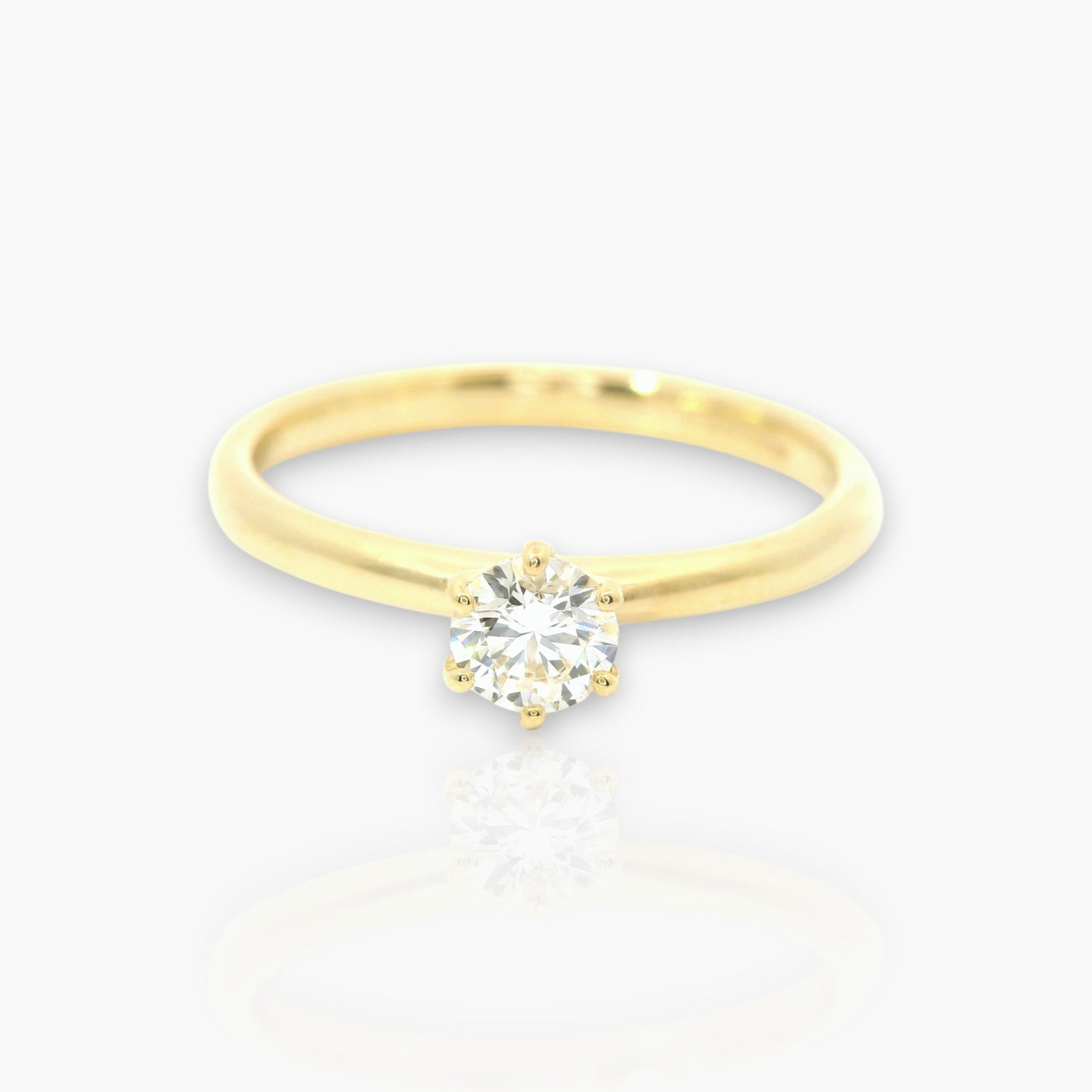 18kt Gelbgold Verlobungsring
