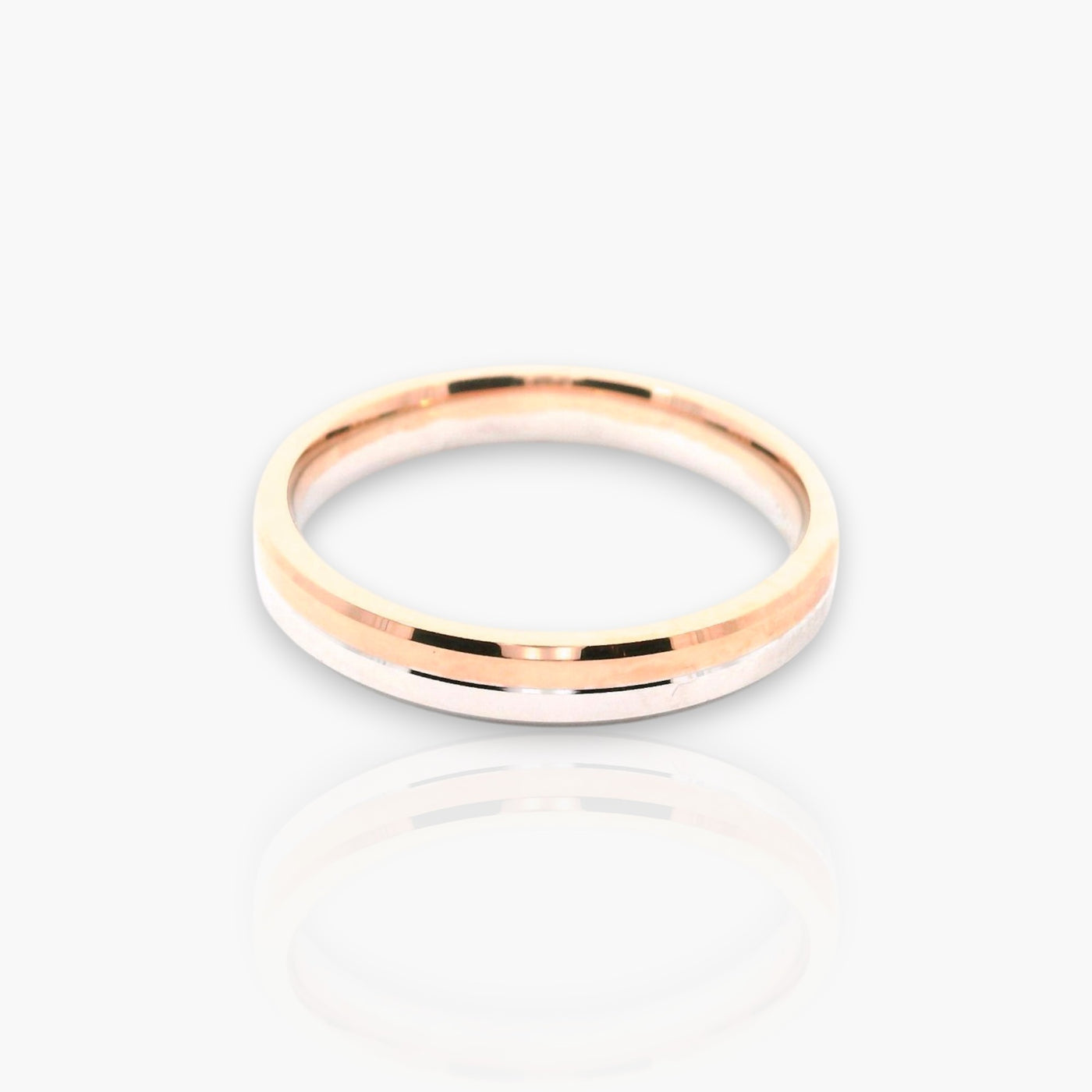 Ehering - 18kt Gold - 3.5mm, Comfort Bicolor