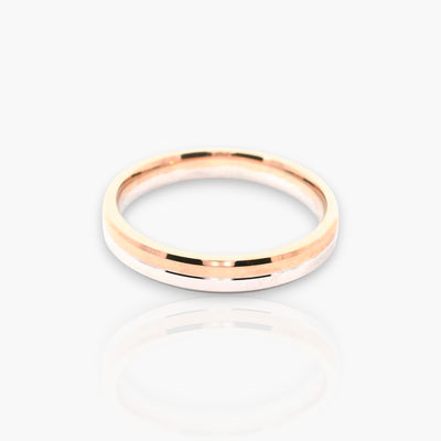 Ehering - 18kt Gold - 3.5mm, Comfort Bicolor