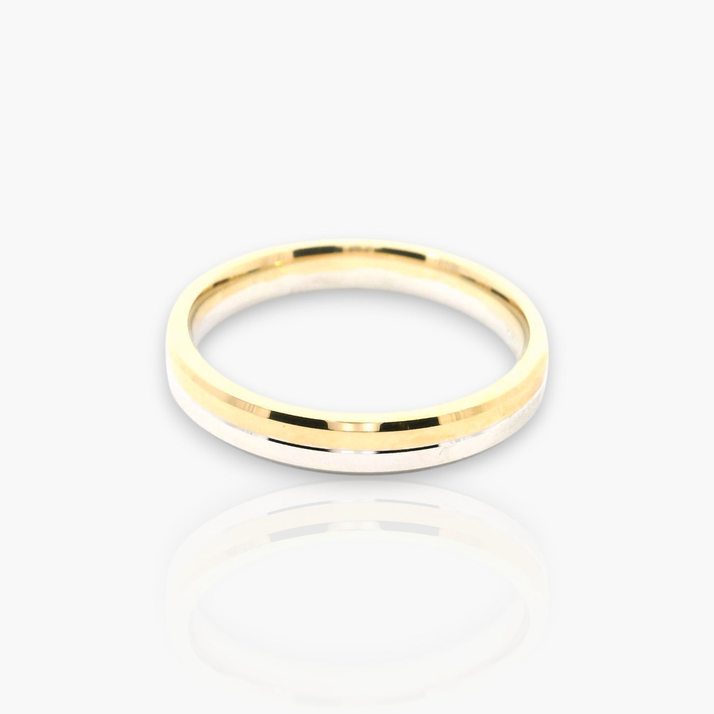 Ehering - 18kt Gold - 3.5mm, Comfort Bicolor