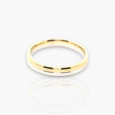 Ehering - 18kt Gold - 3.5mm, Comfort Bicolor