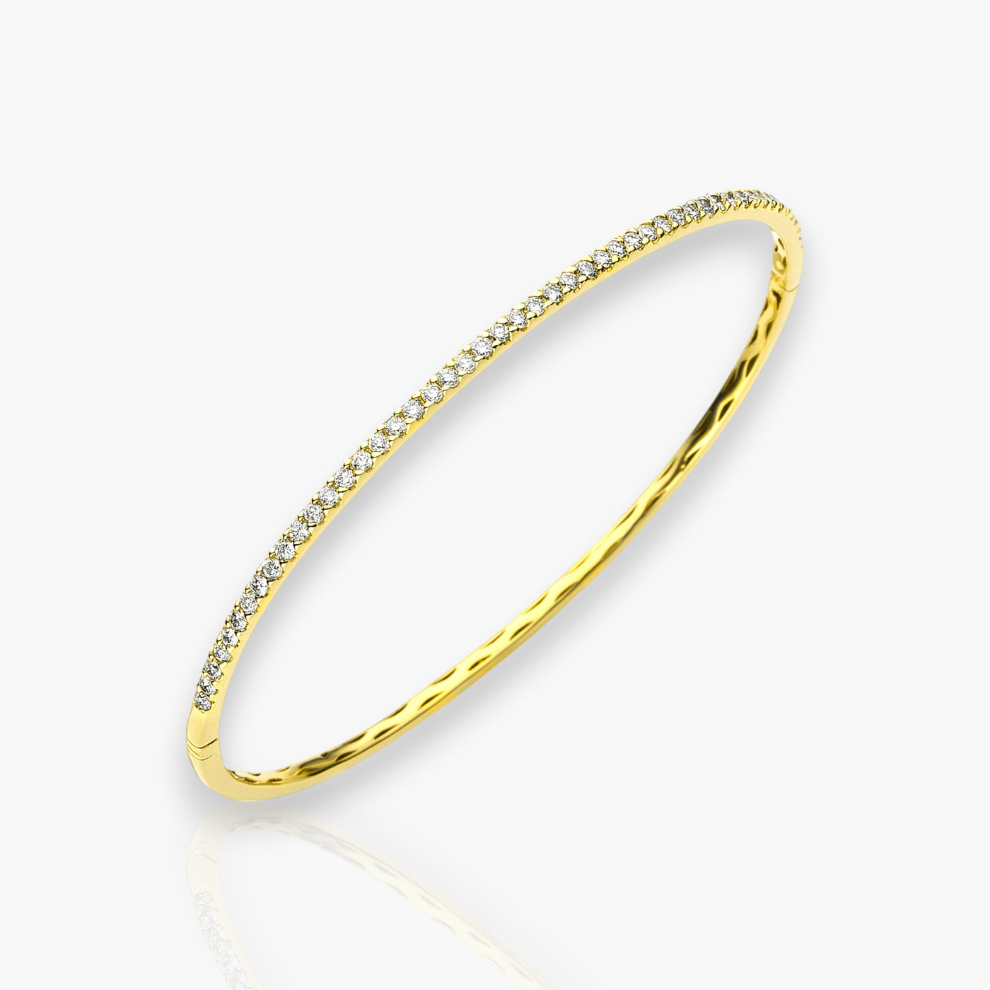 18kt Yellow Gold Bangle with Brilliants