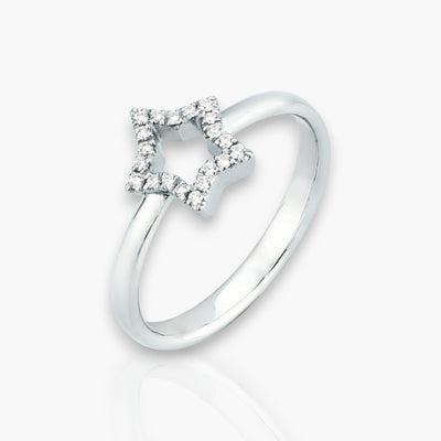 Diamond Star Ring - Moregola Fine Jewelry