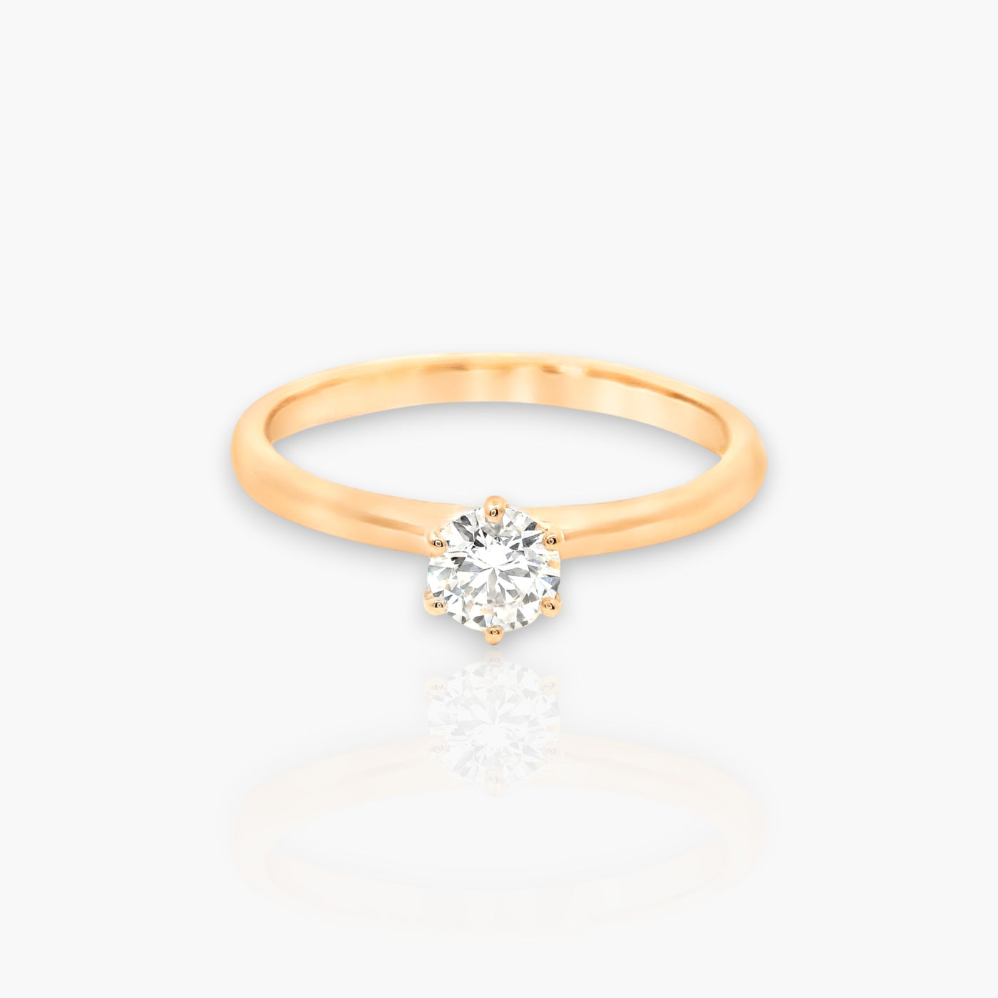 18kt Rosegold Verlobungsring