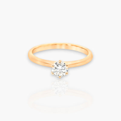 18kt Rosegold Verlobungsring