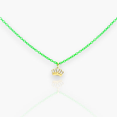 18K Crown Gold Choker - Moregola Fine Jewelry