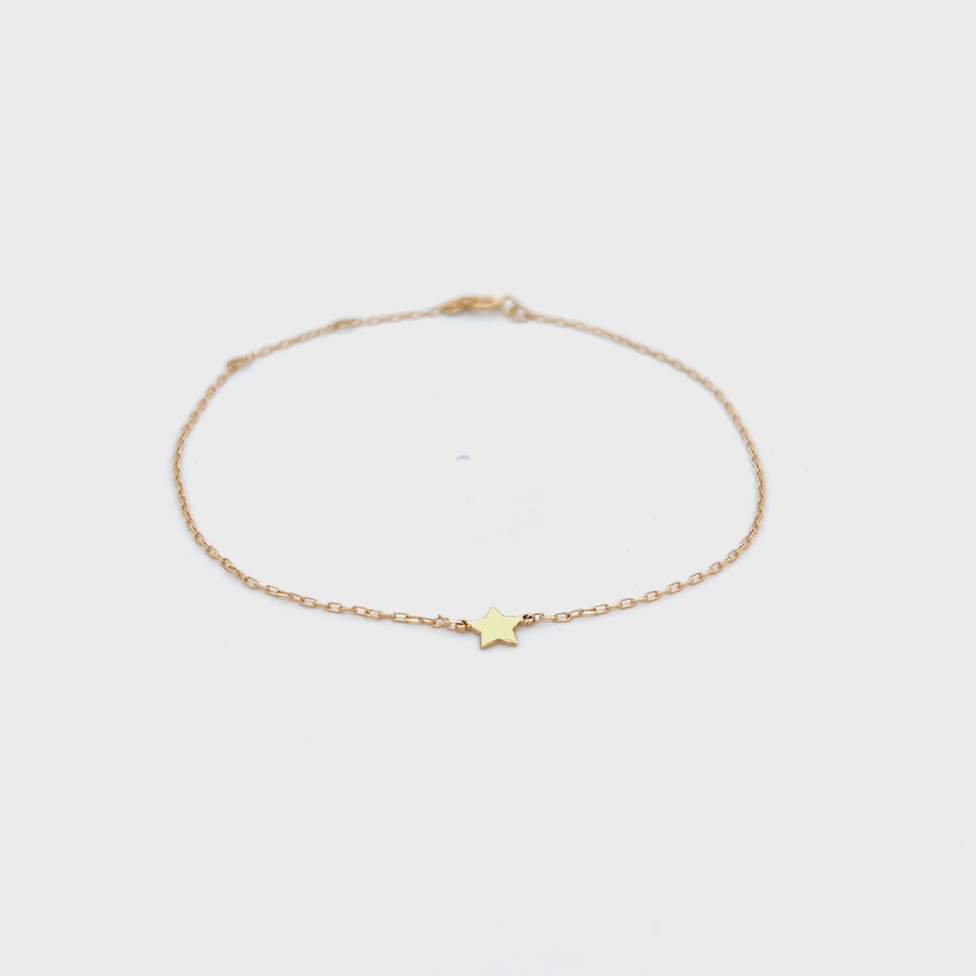 18kt Gold Bracelet with star motive