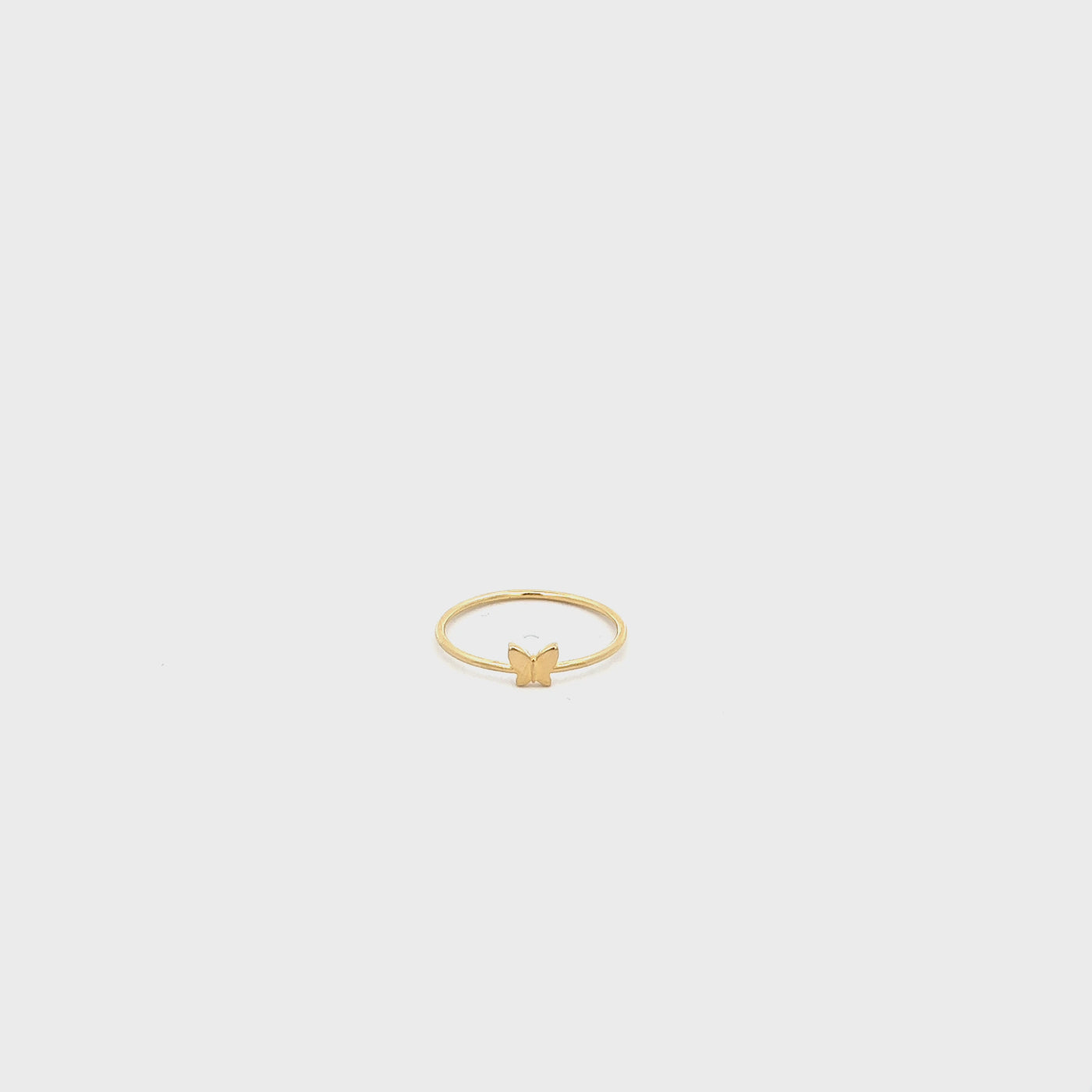 18kt gold Butterfly Ring