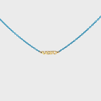 Customizable Choker with 18K gold Letters