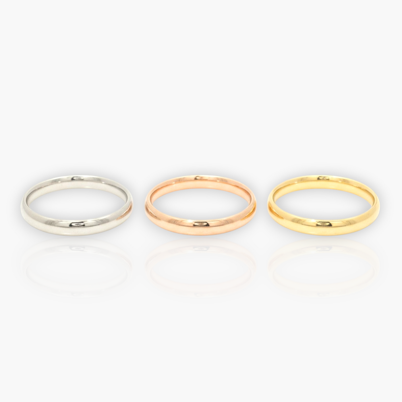 3mm (slim) Wedding Ring - 18kt Gold - Comfort Fit