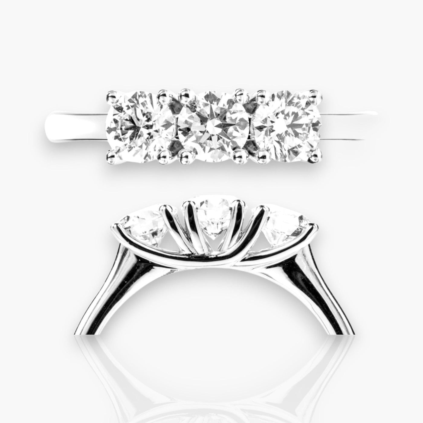 TRILOGY 7 - Riviera Engagement Ring - Moregola Fine Jewelry