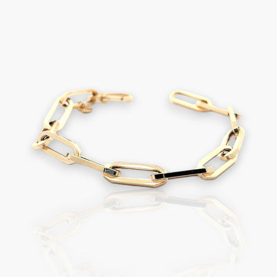 18K Yellow Gold Chain Bracelet - Moregola Fine Jewelry