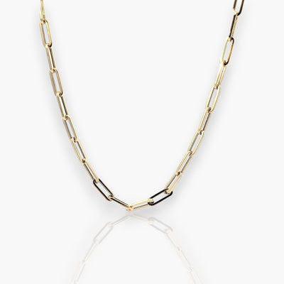 18K Yellow Gold Chain Necklace - Moregola Fine Jewelry
