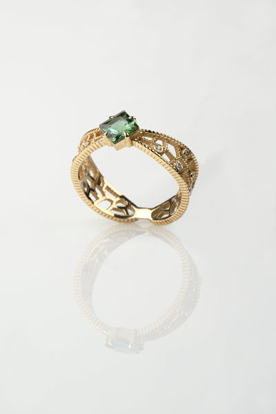 Cecilia Wings 18k Gold Ring - Moregola Fine Jewelry