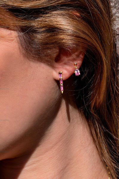 Langia Tourmaline Drop Earring - Moregola Fine Jewelry