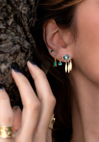 Yasmine Starlite Dream Catcher Earrings - Moregola Fine Jewelry