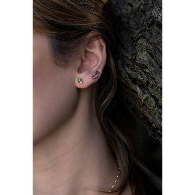 Agate Drop Earrings - Moregola Fine Jewelry